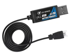 EZ-Wings EZ-026Mini Spitfire MK II 450mm, 2.4GHz RTF inkl. 2x LiPo 3.7V 400mAh & USB Ladegerät