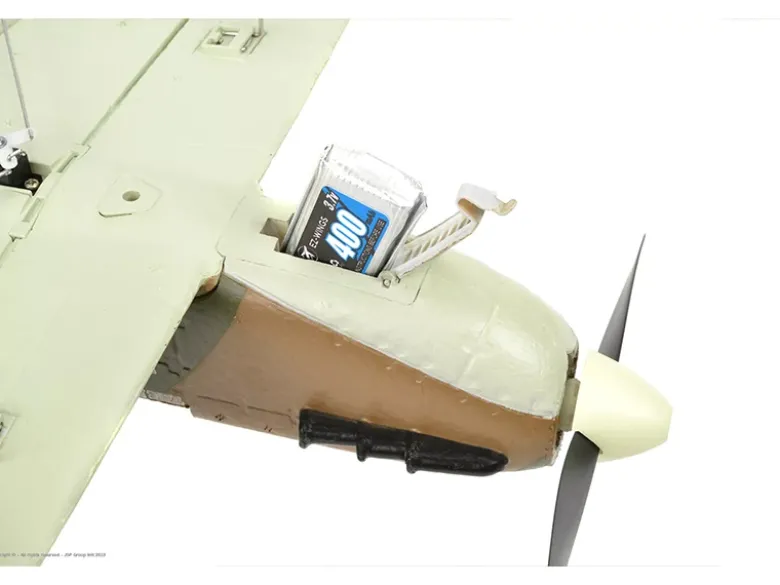 EZ-Wings EZ-025Mini Spitfire MK II 450mm, 2.4GHz RTF inkl. 2x LiPo 3.7V 400mAh & USB Ladegerät