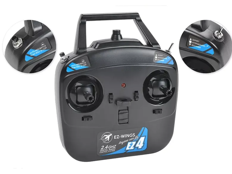EZ-Wings EZ-025Mini Spitfire MK II 450mm, 2.4GHz RTF inkl. 2x LiPo 3.7V 400mAh & USB Ladegerät
