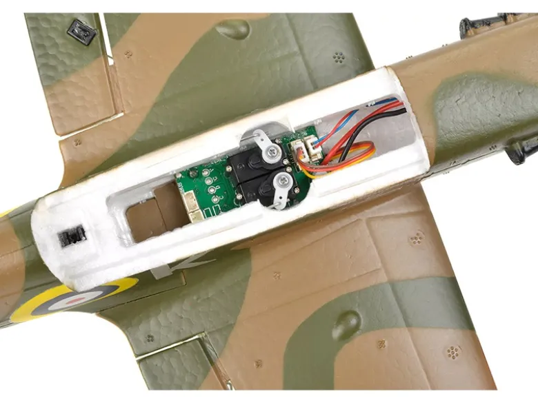 EZ-Wings EZ-025Mini Spitfire MK II 450mm, 2.4GHz RTF inkl. 2x LiPo 3.7V 400mAh & USB Ladegerät