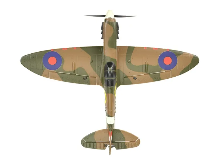 EZ-Wings EZ-025Mini Spitfire MK II 450mm, 2.4GHz RTF inkl. 2x LiPo 3.7V 400mAh & USB Ladegerät