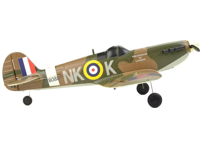 EZ-Wings EZ-025Mini Spitfire MK II 450mm, 2.4GHz RTF inkl. 2x LiPo 3.7V 400mAh & USB Ladegerät