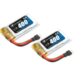 EZ-Wings EZ-039North American T-28 Trojan 450mm, 2.4GHz RTF - weiß/rot inkl. 2x LiPo 3.7V 400mAh & USB Ladegerät