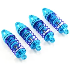 Fastrax FTTA014BAluminium Stoßdämpfer Set für Tamiya TT-02 TT-01 (4 Stück) Gewindefahrwerk Vollaluminium