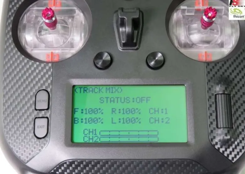 Flysky 41007FS-ST8 12-Kanal Computer-Fernsteuerung mit 12K-Empfänger