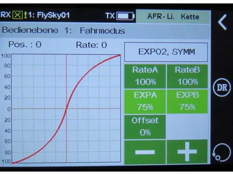 Flysky 4100618-Kanal Paladin PL18 EV 4D Standardversion DE