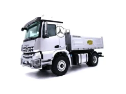 Fm-electrics FM_EMBA4x4KMercedes-Benz Arocs 4x4 Kipper LKW 1:14 RTR Metall, elektro silber