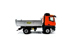 Fm-electrics FM_EMBA4x4K-orMercedes-Benz Arocs 4x4 Kipper LKW 1:14 RTR Metall, elektro orange