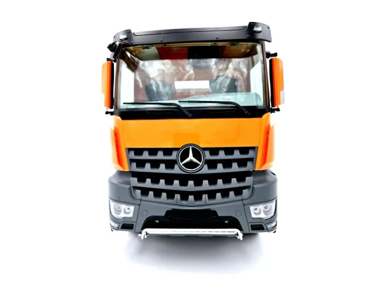 Fm-electrics FM_EMBA4x4K-orMercedes-Benz Arocs 4x4 Kipper LKW 1:14 RTR Metall, elektro orange