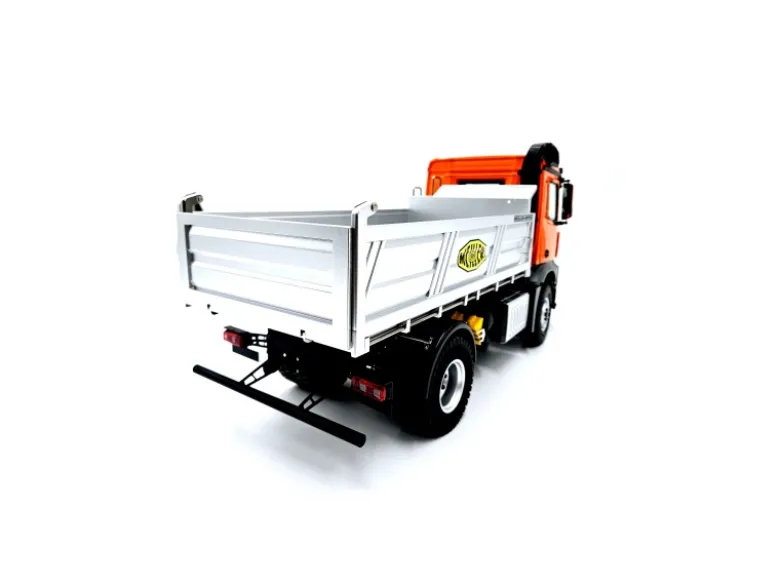 Fm-electrics FM_EMBA4x4K-orMercedes-Benz Arocs 4x4 Kipper LKW 1:14 RTR Metall, elektro orange
