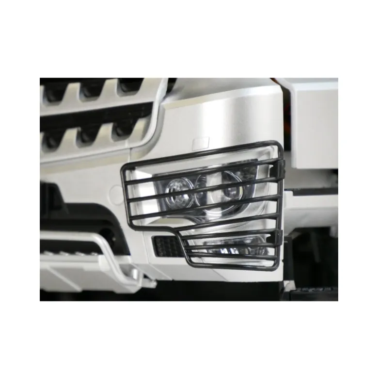 Fm-electrics FM_EMBA6x6K-siMercedes-Benz Arocs 6x6 Kipper LKW 1:14 RTR Metall, elektro silber