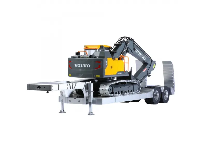 Fm-electrics FM_E012Tieflader Auflieger Bausatz vollmetall 1:14