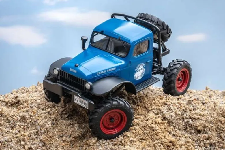 FMS FMS12401BLUFCX24 Power Wagon Mud-Racer 4WD 1:24 blau 2.4GHz 100% RTR