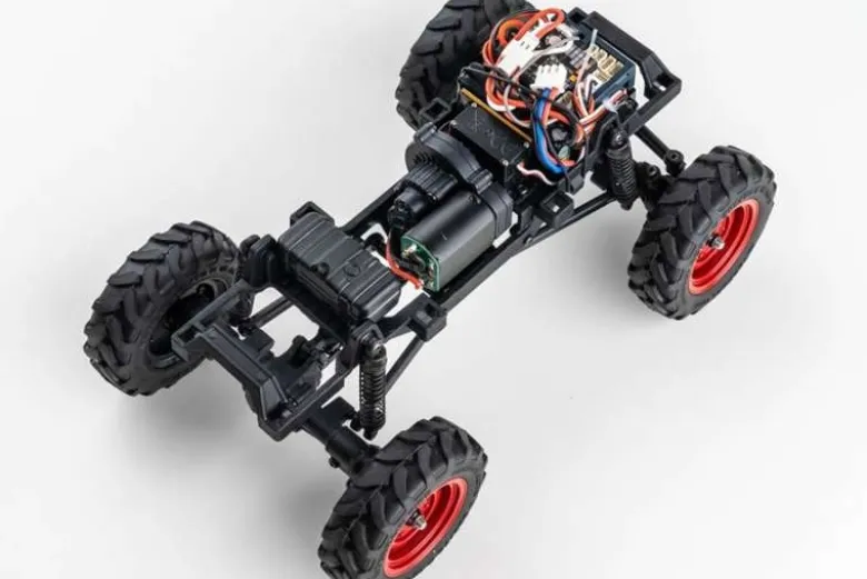 FMS FMS12401BLUFCX24 Power Wagon Mud-Racer 4WD 1:24 blau 2.4GHz 100% RTR