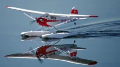 FMS FMS106PF-REFPiper J3 Cub V4 Leichtflugzeug 1400mm PNP inkl. Schwimmer inkl. Reflex Gyro System