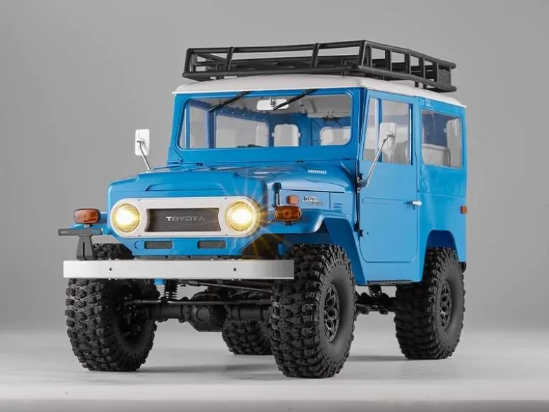 FMS FMS11035RSBUToyota Land Cruiser FJ40 4WD Crawler 1:10 2.4GHz RTR, blau