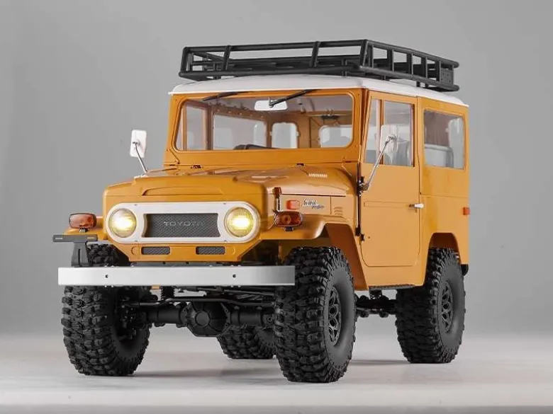 FMS FMS11035RSYLToyota Land Cruiser FJ40 4WD Crawler 1:10 2.4GHz RTR, gelb