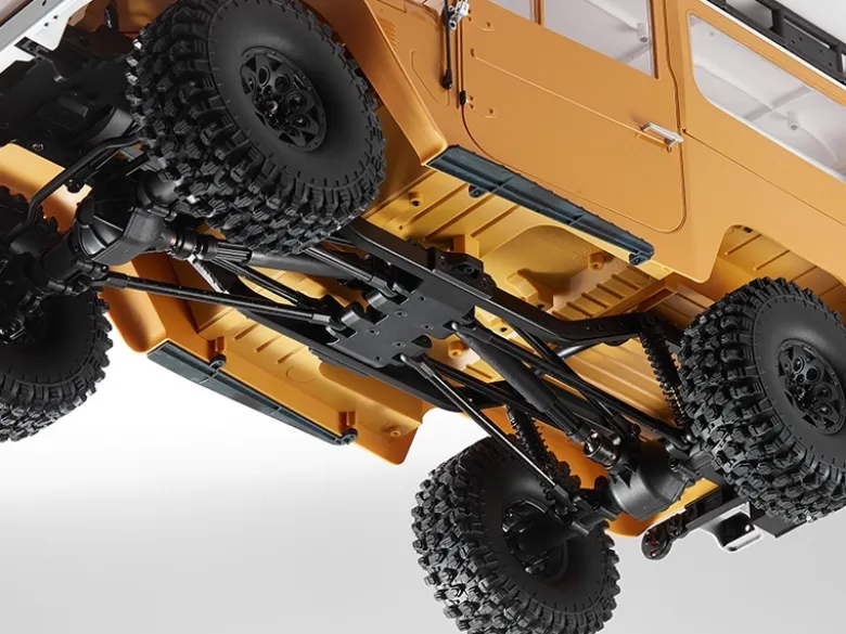 FMS FMS11035RSYLToyota Land Cruiser FJ40 4WD Crawler 1:10 2.4GHz RTR, gelb