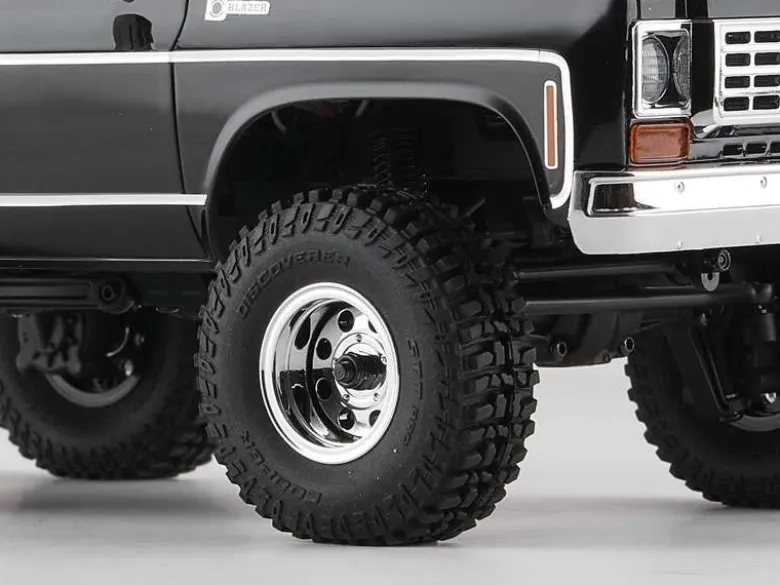 FMS FMS12403RTRBKChevrolet K5 Blazer 4WD Crawler 1:24, 2.4GHz RTR, schwarz