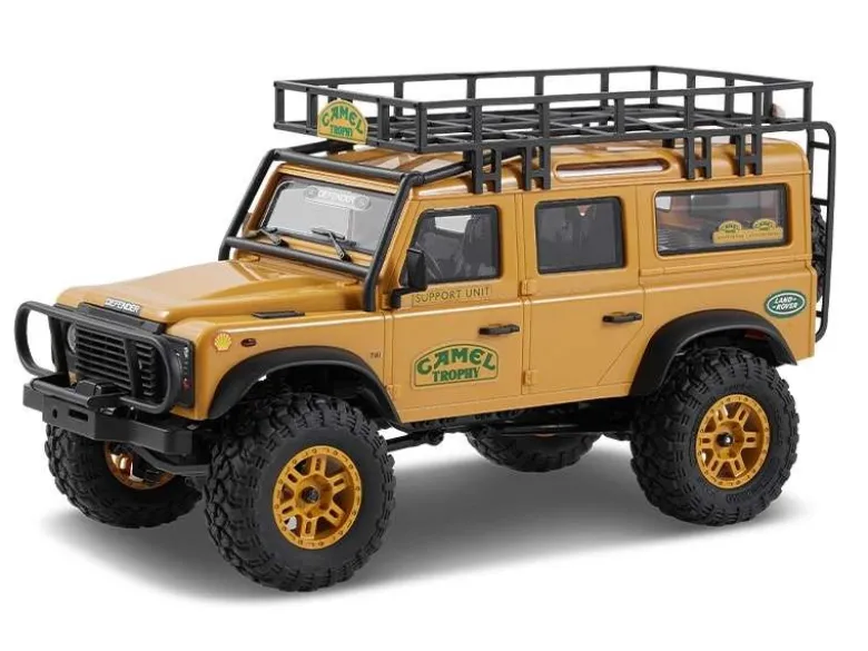 FMS FMS12482RTRYLFCX24M Land Rover Defender 110 1:24 Camel Trophy Edition RTR