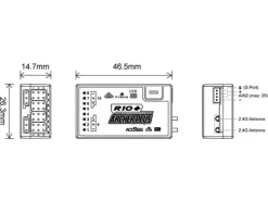 FrSky 2202.312Empfänger Archer Plus R10+ 2,4Ghz