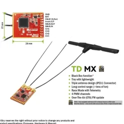 FrSky 2202.330Tandem Empfänger TD-MX 2,4 GHz/868 MHz