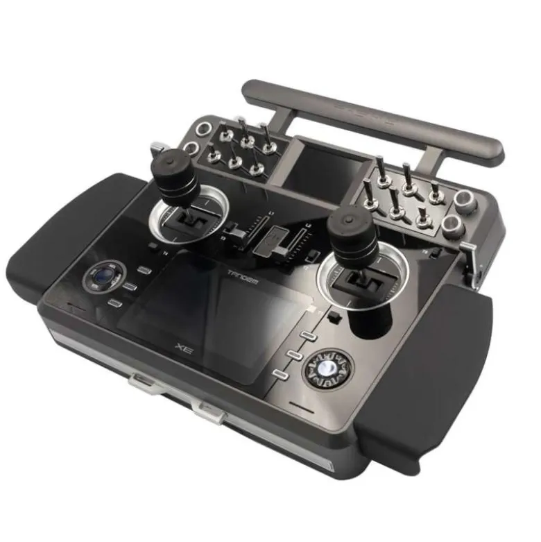 FrSky 2210.020TANDEM XE EU/LBT Glossy black panel FrSky Senderset 2,4Ghz Akku, Softcase + 3D-Gimbal + Taste