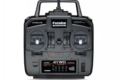 Futaba 01000038ATTACK T4YWD 4-Kanal Fernsteuersystem FHSS + R214FGE Optimal für Trucks, Panzer & Pick-Ups