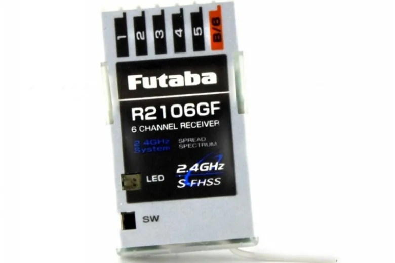 Futaba 01000657Empfänger R2106GF 6-Kanal 2,4GHz S-FHSS
