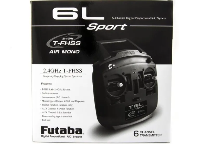 Futaba 05003116-3T6L Sport 2.4GHz T-FHSS + R3106GF 6-Kanal Fernsteuerung - M1