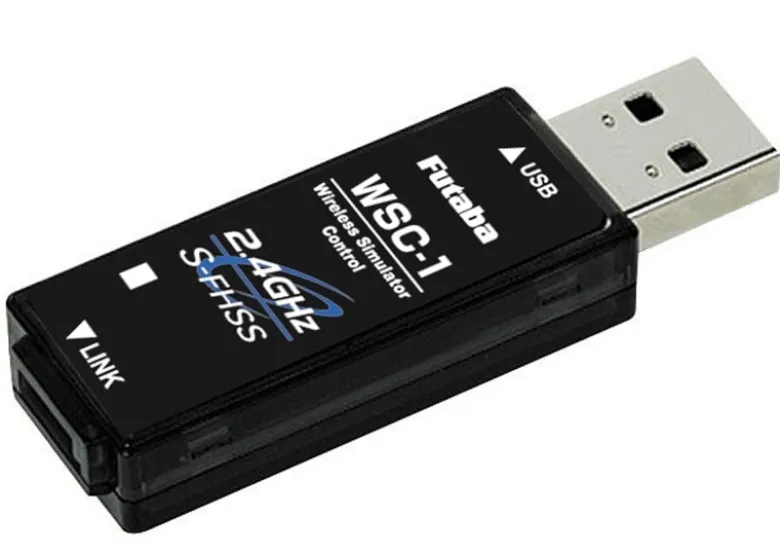 Futaba 01001671WSC-1 USB-Simulator Interface S-FHSS für RealFlight 8/9