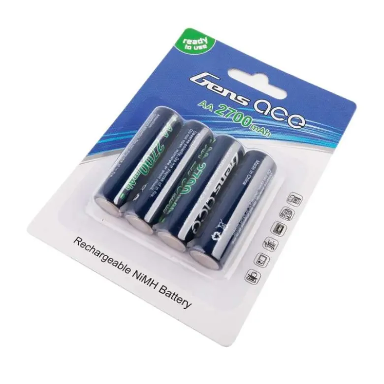 Gens ace GEANM27001S2AAA NiMh 2700mAh 1,2V Akku(4 Stück)