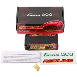 Gens ace GEA80001S14D5HV LiPo Redline 2.0 Serie 8000mAh 3,8 V 140C 1S2P Hardcase