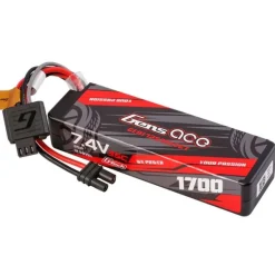 Gens ace GEA172S35E2GTG-tech Lipo Akku 1700mAh 2S 35C 7.4V Hardcase, iEC2-Stecker passend für Arrma Grom Granite Typhon Mojave+Losi Nascar