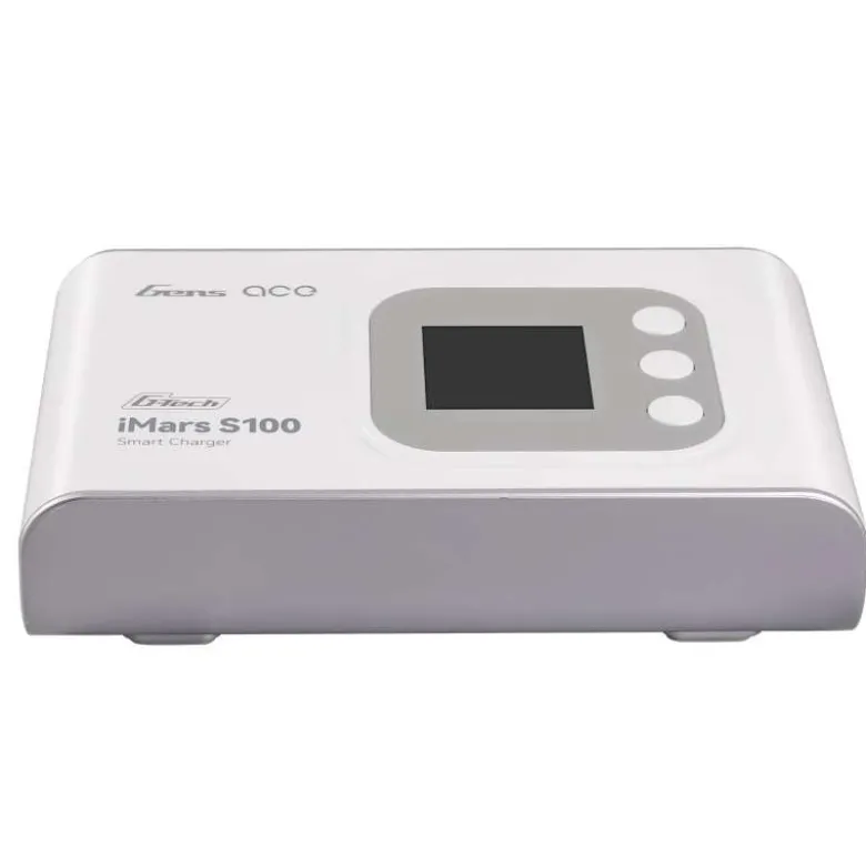Gens ace GEAS100-EWiMars S100 G-Tech AC Balance RC Akkuladegerät, Weiß AC-100-240V