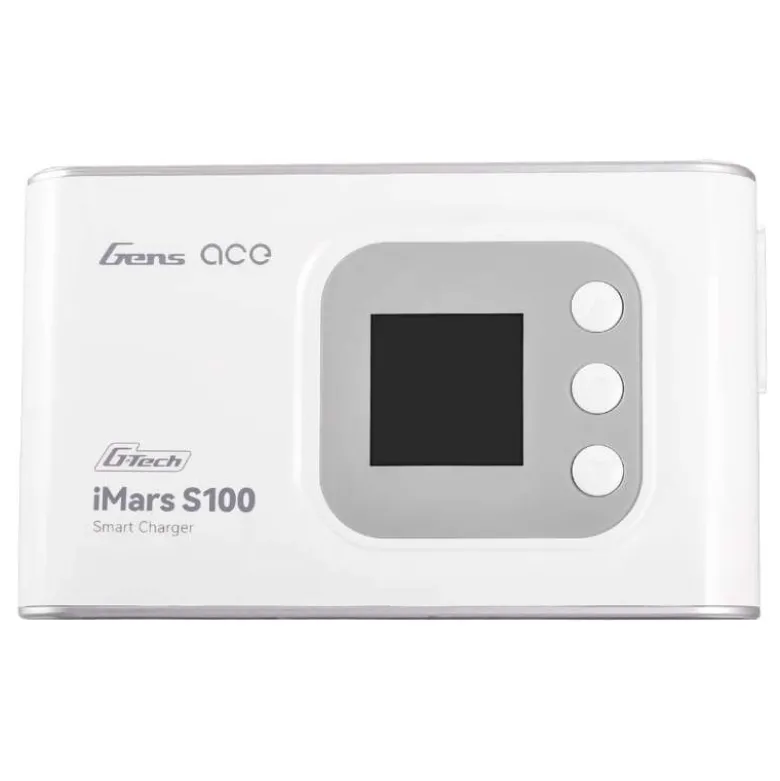 Gens ace GEAS100-EWiMars S100 G-Tech AC Balance RC Akkuladegerät, Weiß AC-100-240V