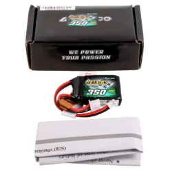 Gens ace GEA3502S35JSTLiPo Akku 350mAh 2S 7.4V 35C, mit JST-PHR Stecker Micro-b Micro-T Arrma Losi 1/24