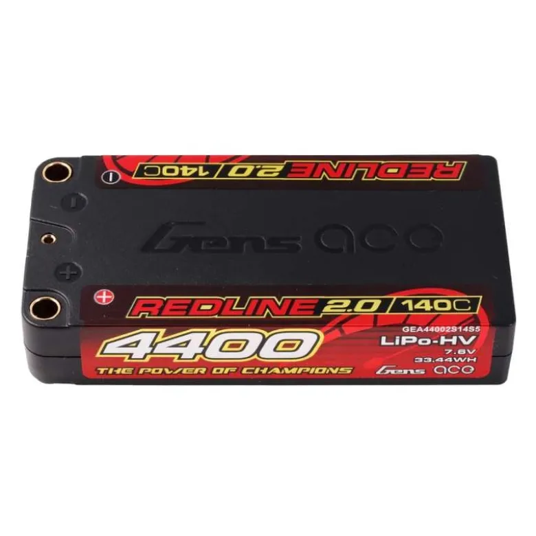 Gens ace GEA44002S14S5Redline 2.0 HV LiPo-Akku 4400mAh 7.6V 140C 2S1P Hardcase