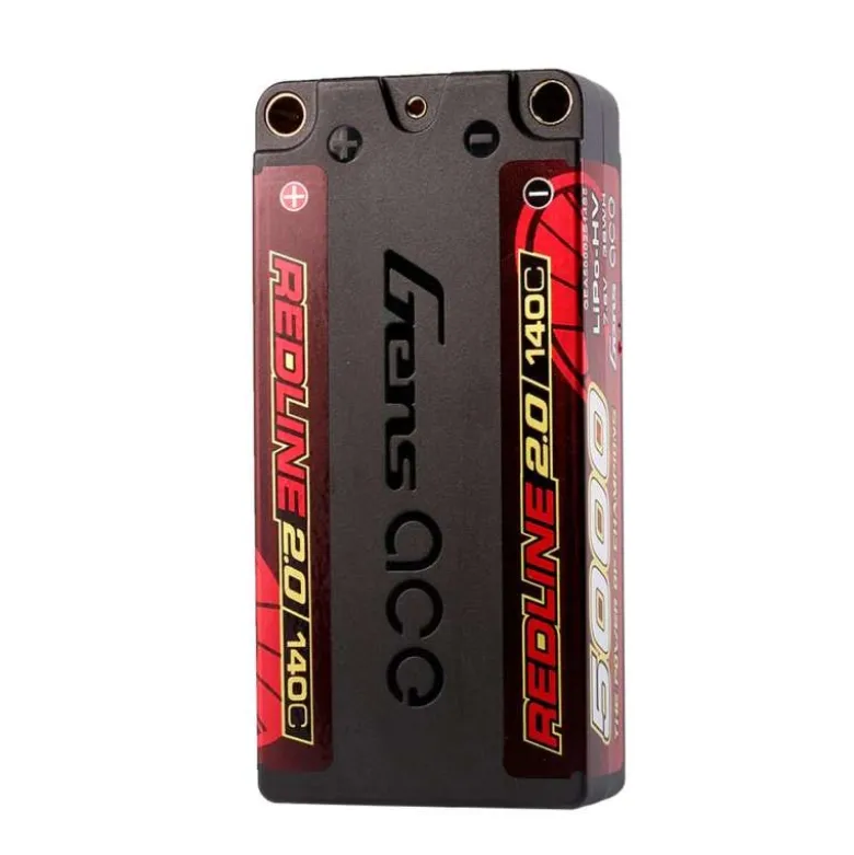 Gens ace GEA50002S14S5Redline 2.0 Series 5000mAh 2S1P 7.6V 140C HV Shorty HV Lipo