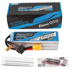 Gens ace GEA606S80SX9GTLiPo Akku G-Tech 6000mAh 22.2V 80C 6S1P, mit XT90 Stecker Softcase, speziell für die 700er Klasse Helikopter
