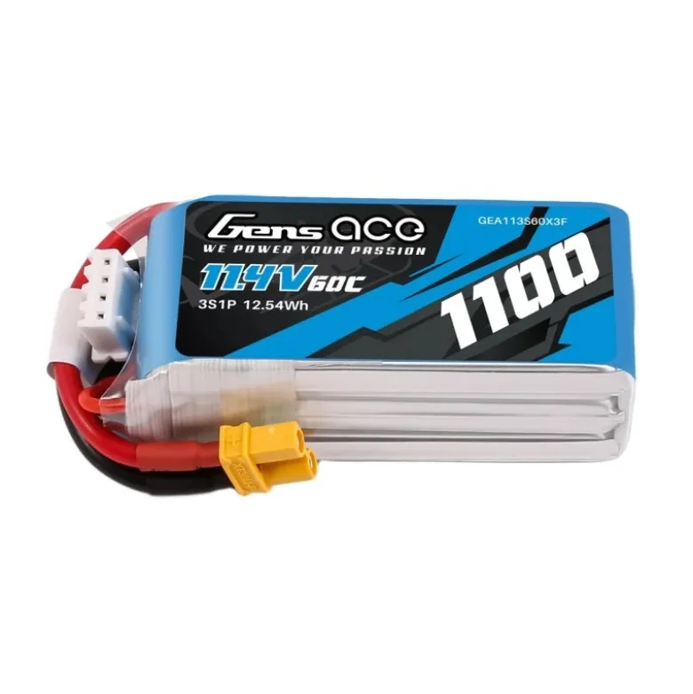 Gens ace GEA113S60X3FLiPo-Akku 1100mAh 11.4V 3S1P 60C, XT30-Stecker