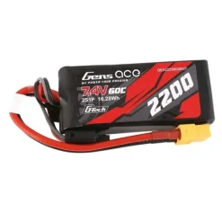 Gens ace GEA222S60X6GTLiPo Akku 2200mAh 7.4V 60C Traxxas 1:16 XT60 passend für Traxxas 1:16 1:18 VXL Latrax