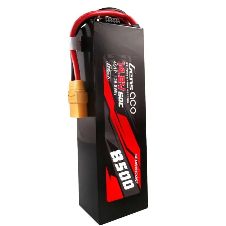 Gens ace GEA854S60X9GT8500mAh 14.8V 60C 4S1P Lipo Akku XT90 G-Tech für X-Maxx