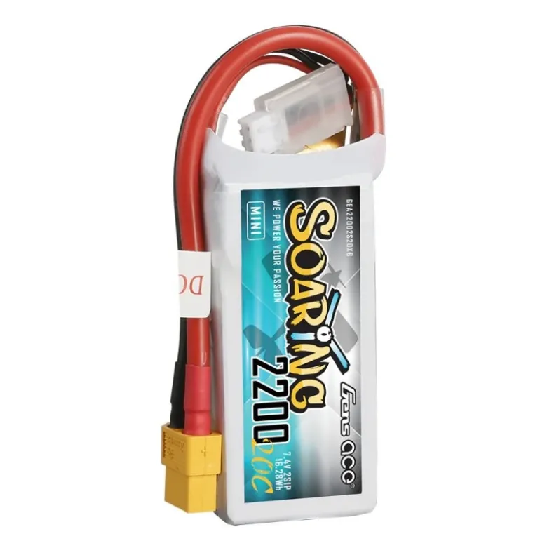 Gens ace GEA22002S20X6Soaring LiPo-Akku 2200mAh 2S 20C 7.4V - mit XT60-Stecker