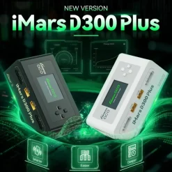 Gens ace GEA300WPLUS-EWG-tech iMars D300 Plus Smart Ladegerät Dual-Channel, weiß