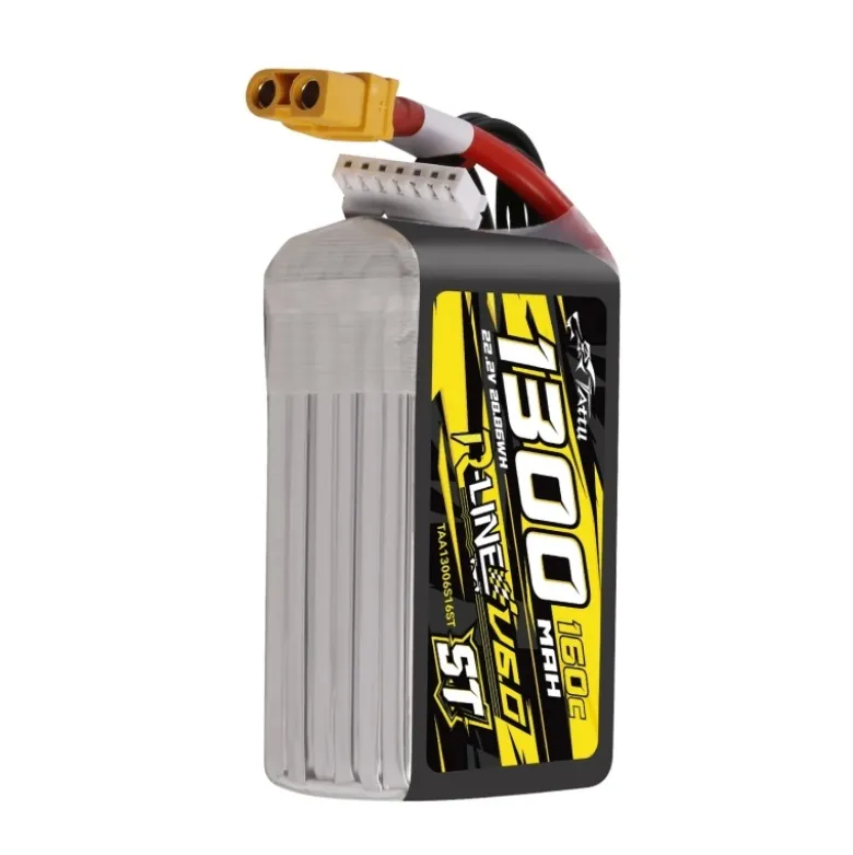 Gens ace TAA13006S16STTattu R-Line Version 6.0 Lipo Akku 1300mAh 22.2V 6S 160C mit XT60-Stecker