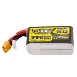 Gens ace TAA15504S15X6Tattu LiPo-Akku R-Line 5.0 1550mAh 14.8V 150C 4S - XT60