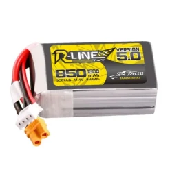 Gens ace TAA8503S15X3Tattu R-Line Version 5.0 850 mAh 3S 11,1 V 150C Lipo-Akku mit XT30U-F-Stecker