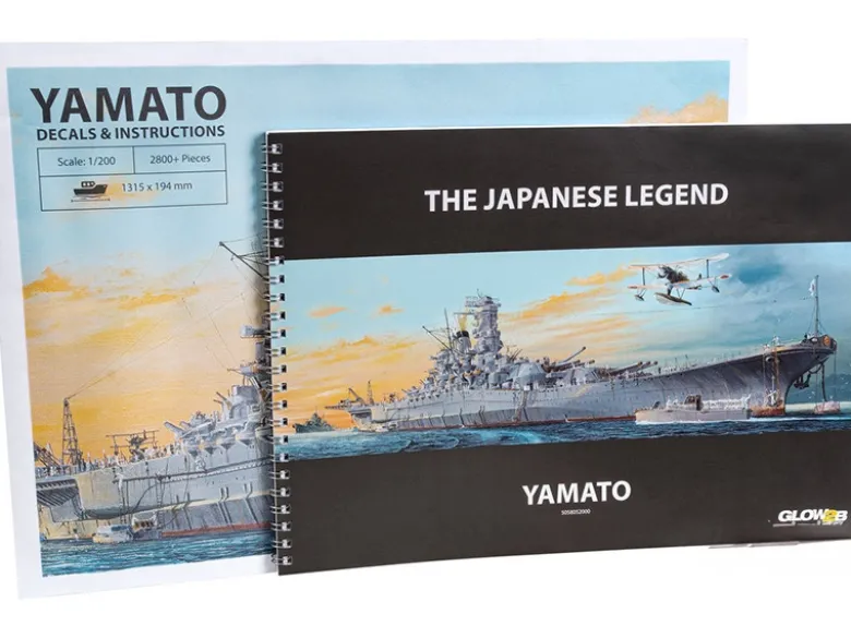 Glow2B 5058052000YAMATO Battleship PREMIUM Bausatz in 1:200