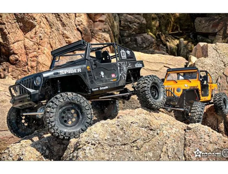 Gmade GM57014GS02F 4WD Spider Portal TS Rock Crawler 1:10 Bausatz Karosserie unlackiert